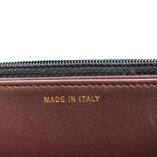 CHANEL CC WOC Calfskin Leather Wallet On Chain Crossbody Bag Black