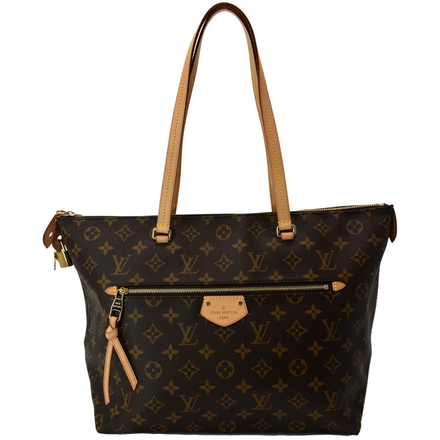 LOUIS VUITTON Iena MM Monogram Canvas Shoulder Bag Brown