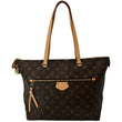 LOUIS VUITTON Iena MM Monogram Canvas Shoulder Bag Brown