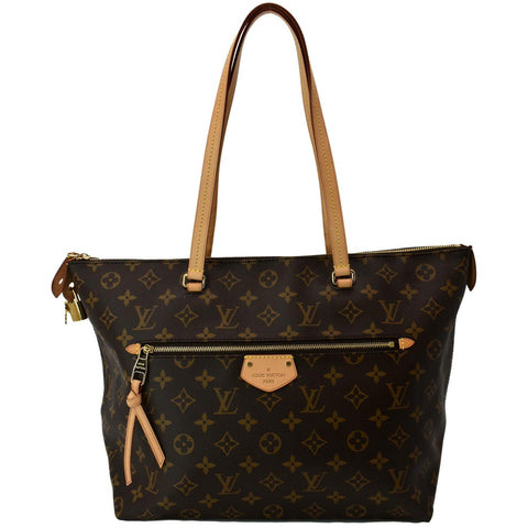 LOUIS VUITTON Iena MM Monogram Canvas Shoulder Bag Brown