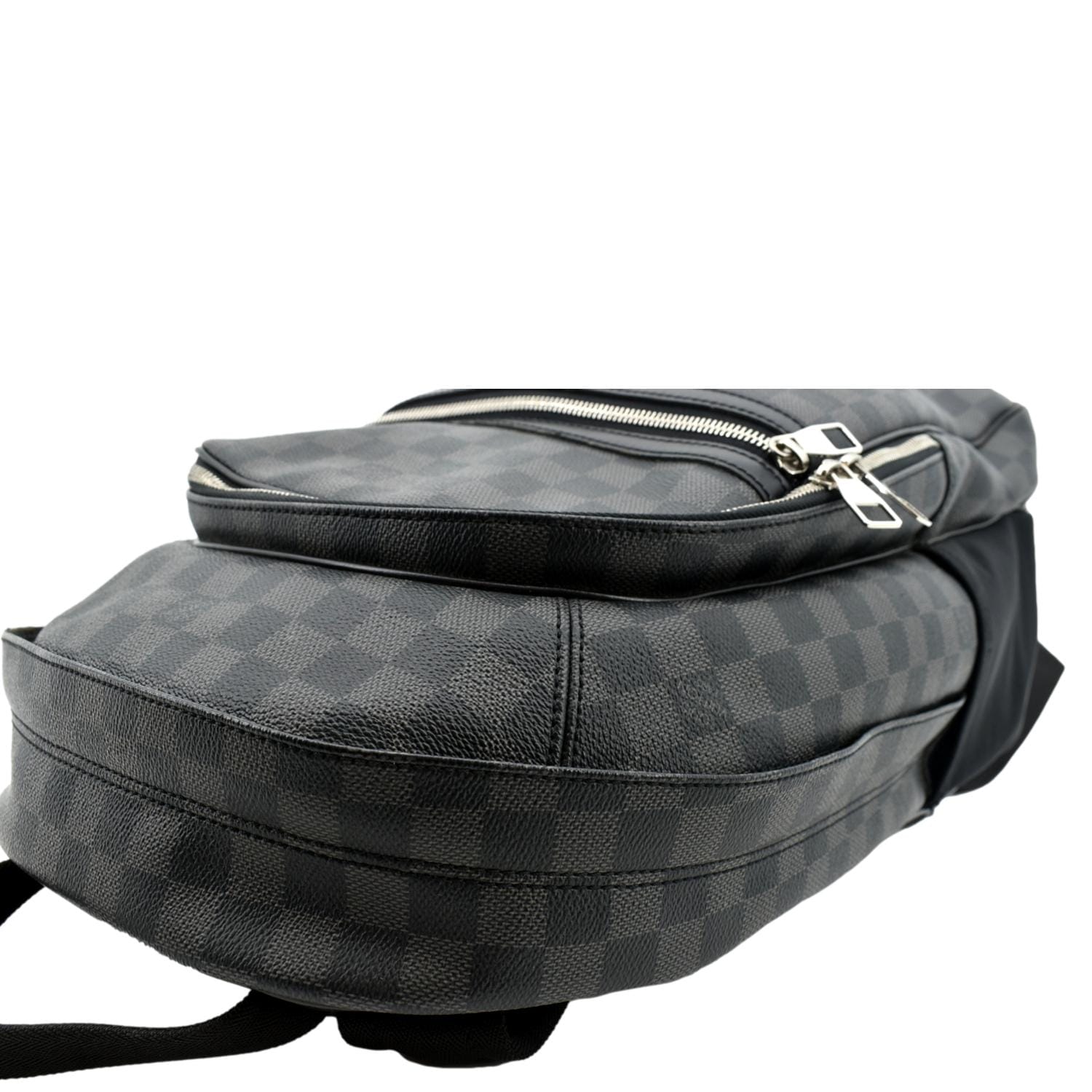 LOUIS VUITTON Michael Damier Graphite Canvas Backpack Bag Black