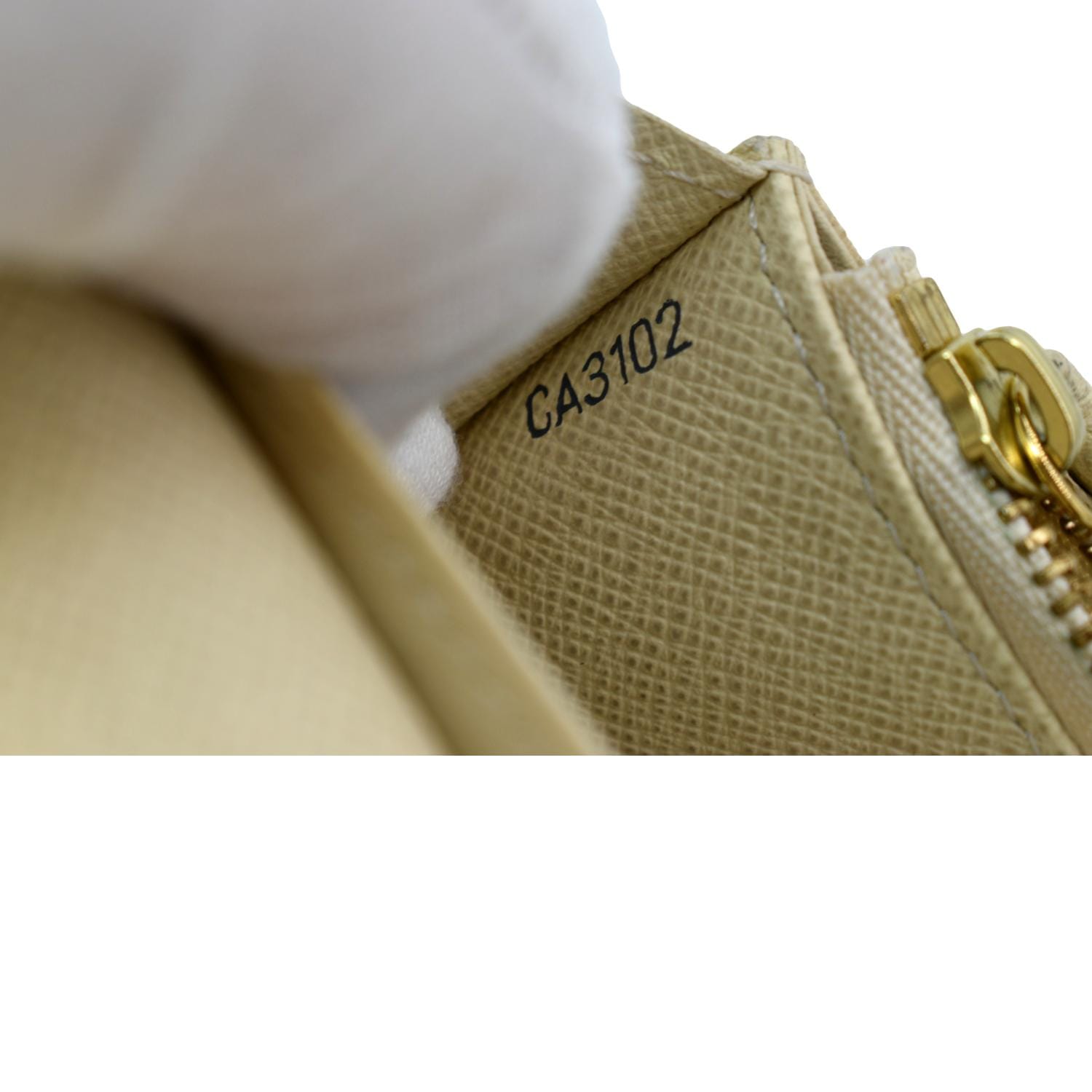 Louis Vuitton Damier Azur Emilie Wallet. Made in Spain. - Canon E