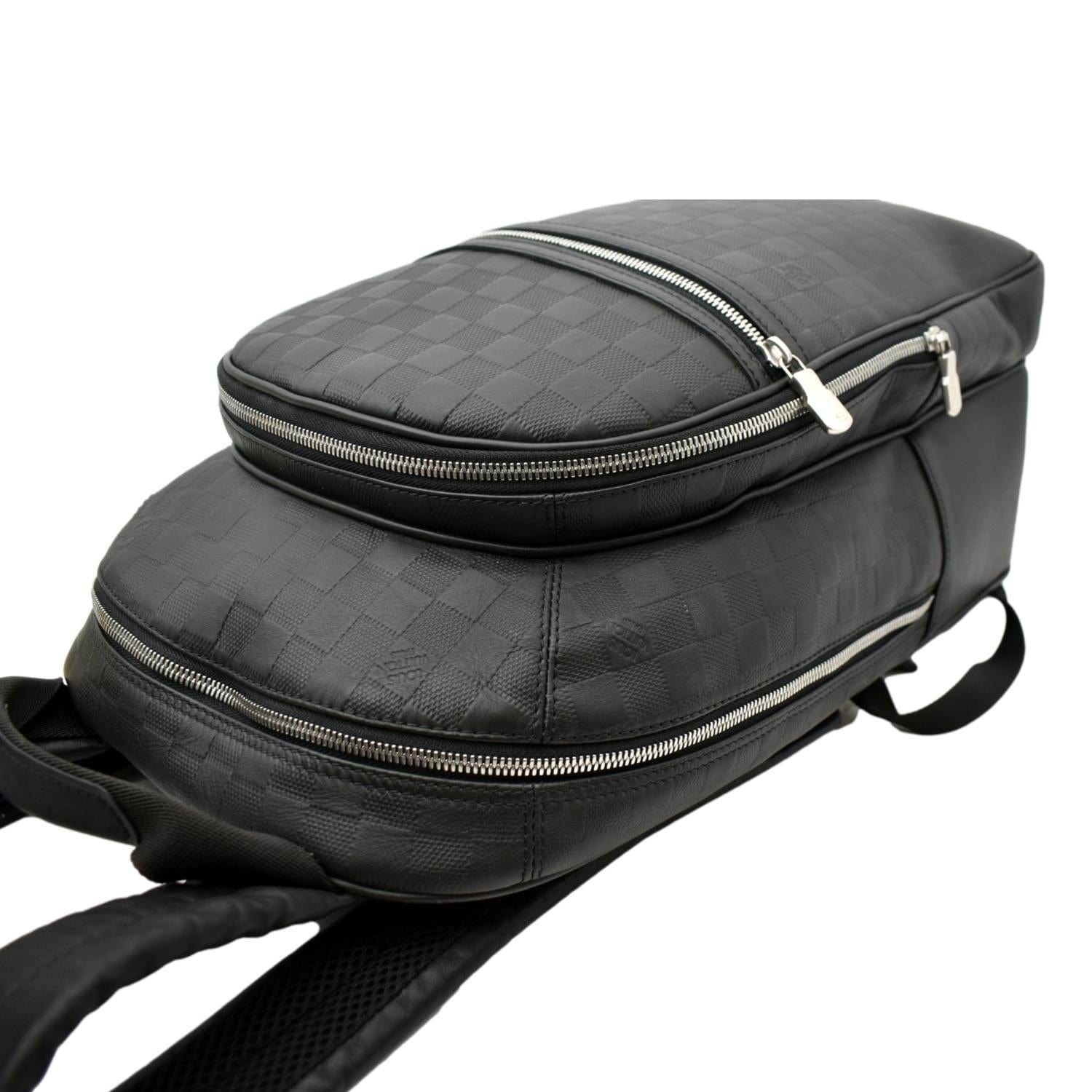 LOUIS VUITTON Michael Damier Infini Leather Backpack Bag Black