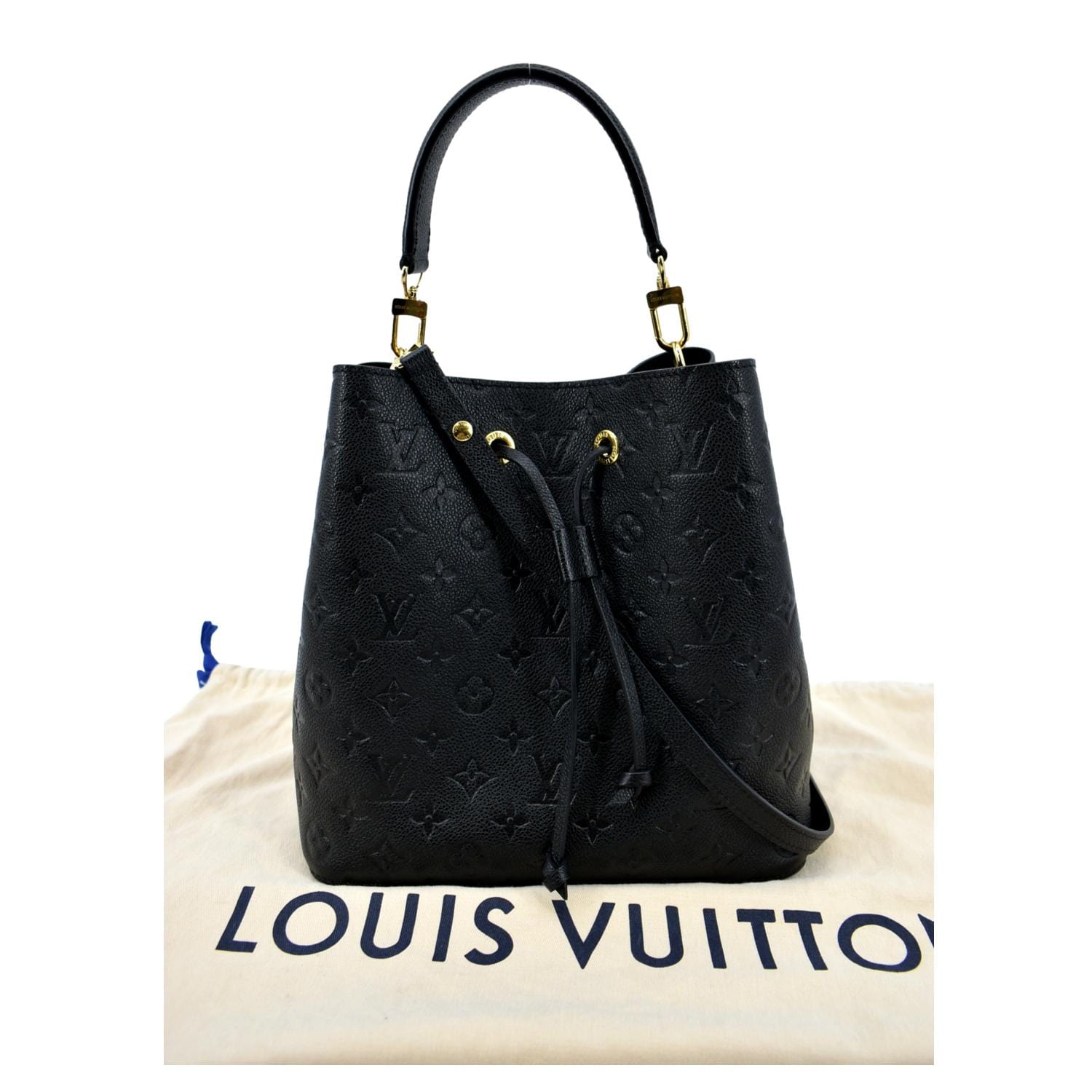 Louis Vuitton NeoNoe Handbag Monogram Empreinte Leather MM Blue