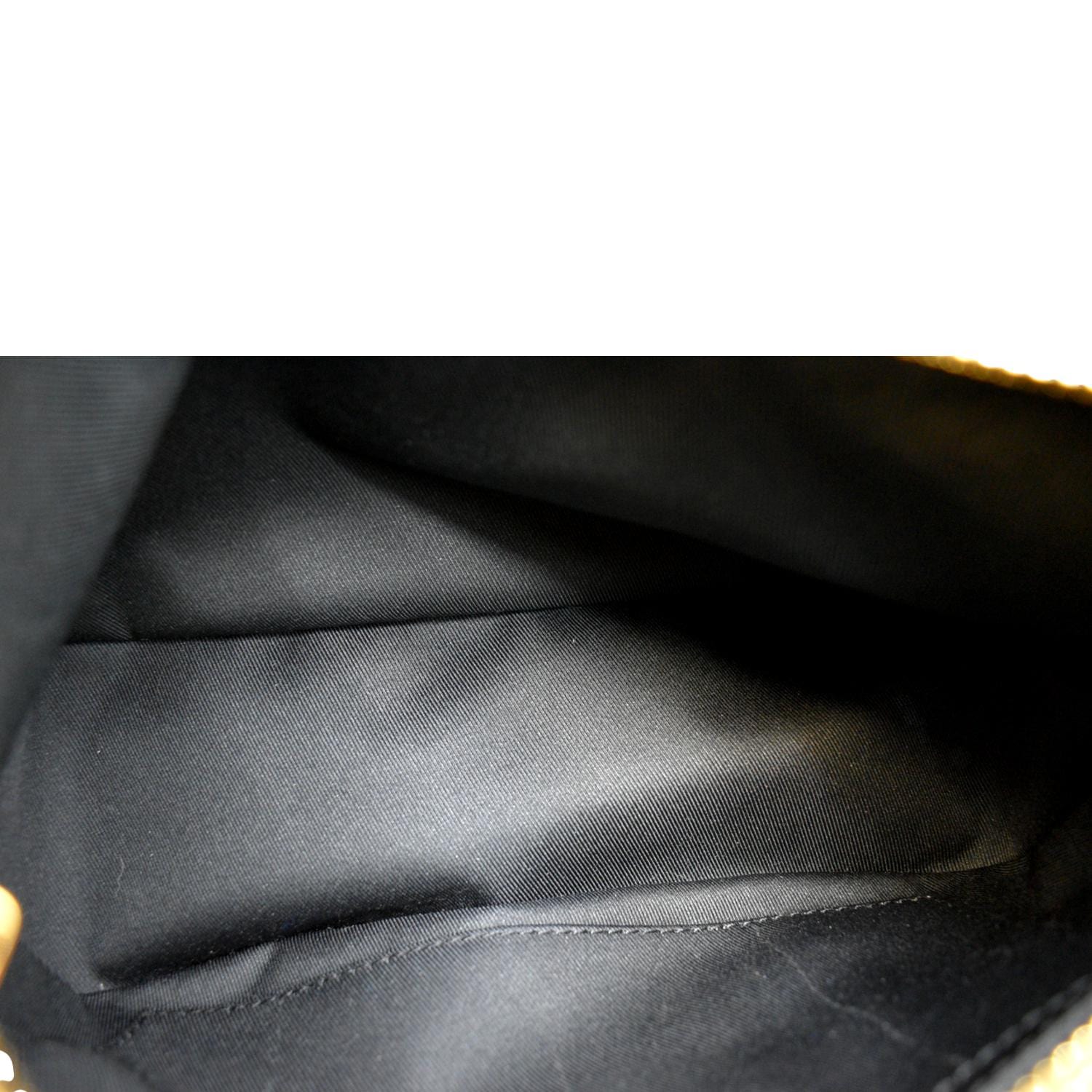 iCanvas Louis Dark Brown & Black Checkered Shopping Bag With