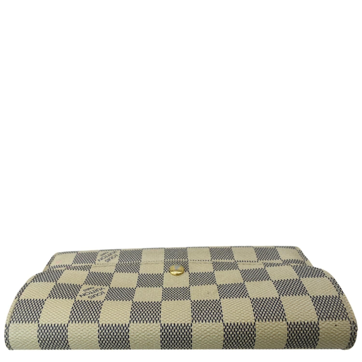 Emilie Wallet Damier Azur Canvas - Wallets and Small Leather Goods