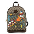 GUCCI Disney Donald Duck GG Supreme Canvas Backpack Beige 552884