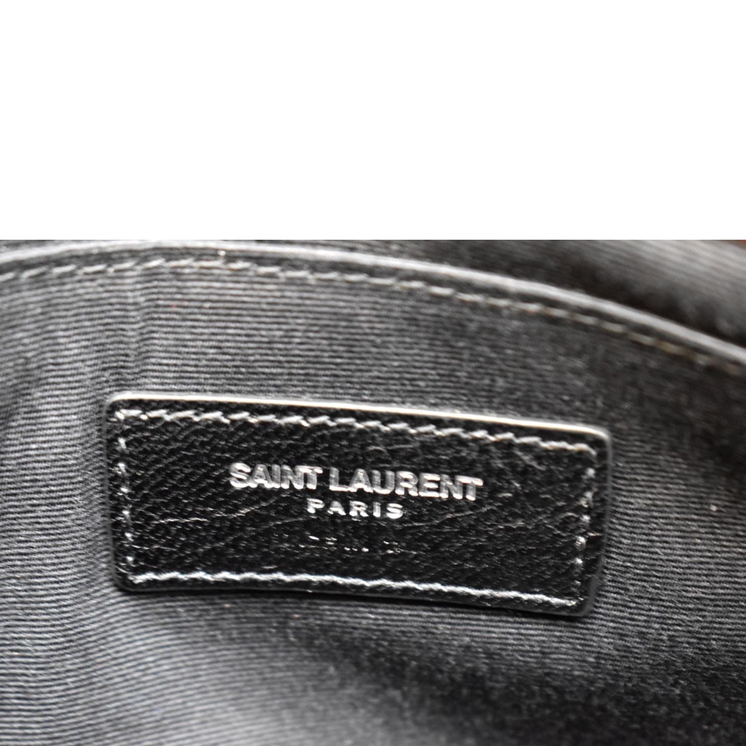 Saint Laurent Monogram Quilted Leather Pouch - White - ShopStyle