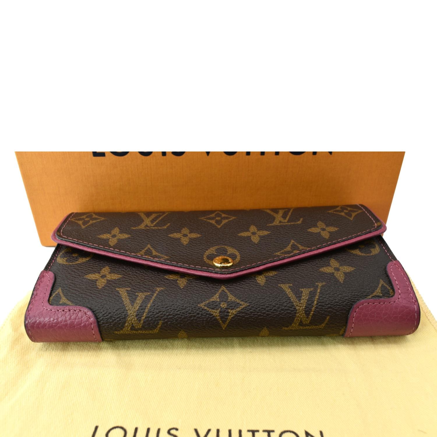 Louis Vuitton Cerise Monogram Canvas Retiro Sarah Wallet