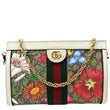 Gucci Frame Ophidia Flora GG Supreme Canvas Shoulder Bag - Front