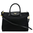 PRADA Tessuto Nylon & Saffiano Leather Tote Bag Black BN2541