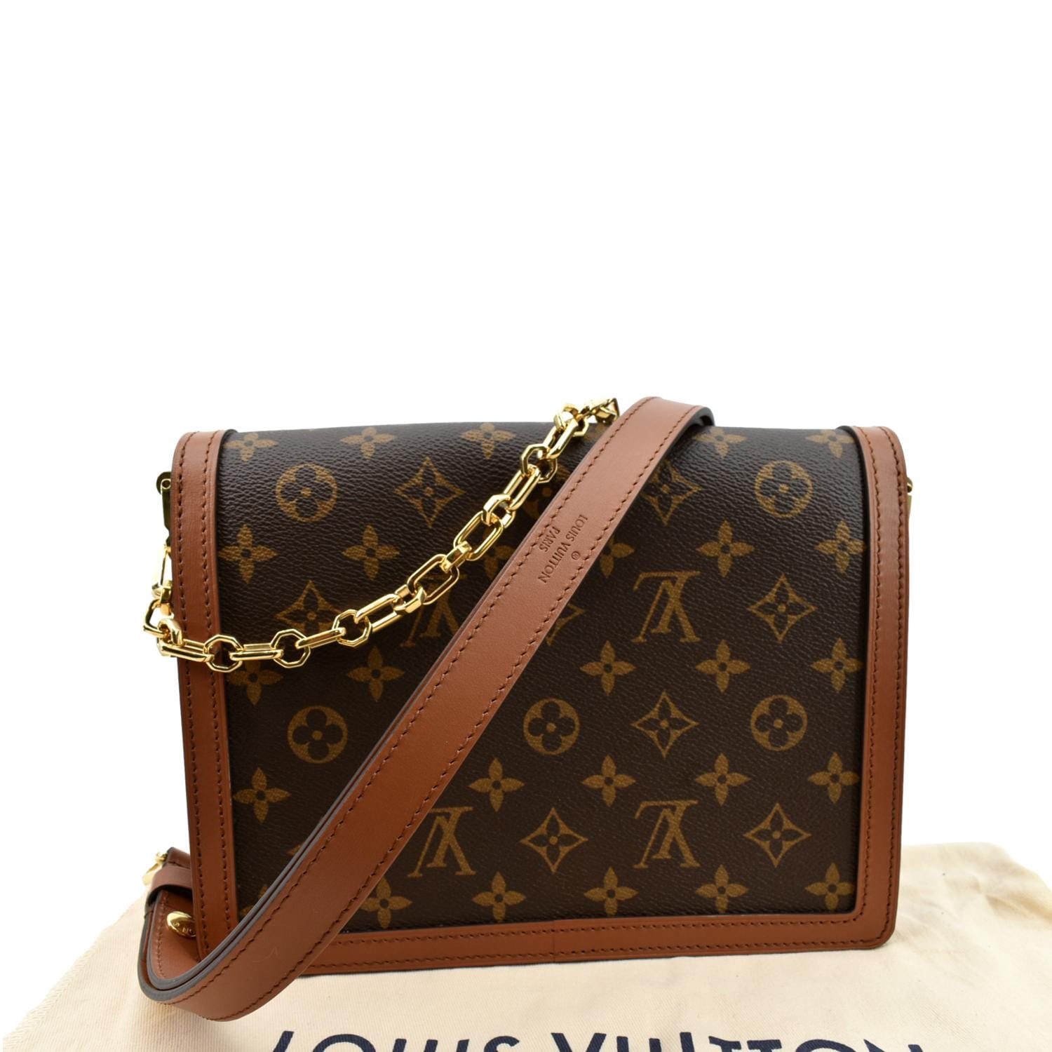 Louis Vuitton Dauphine Mm Monogram Brown For Sale at 1stDibs