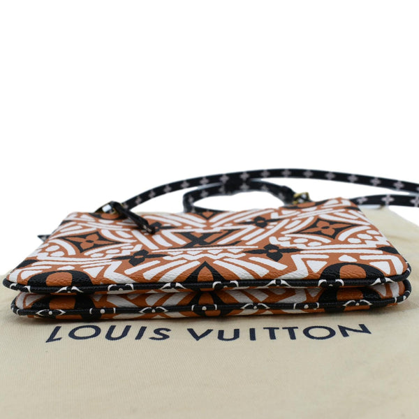 Louis Vuitton Double Zip Pochette Crafty Monogram Bag - Bottom