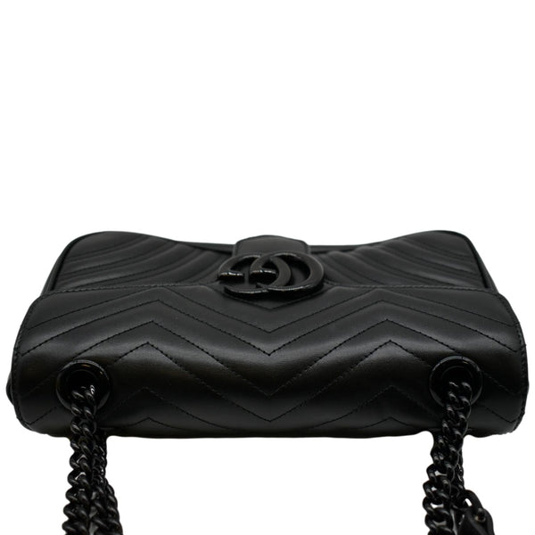 Gucci GG Marmont Small Matelasse Chevron Leather Bag - Top