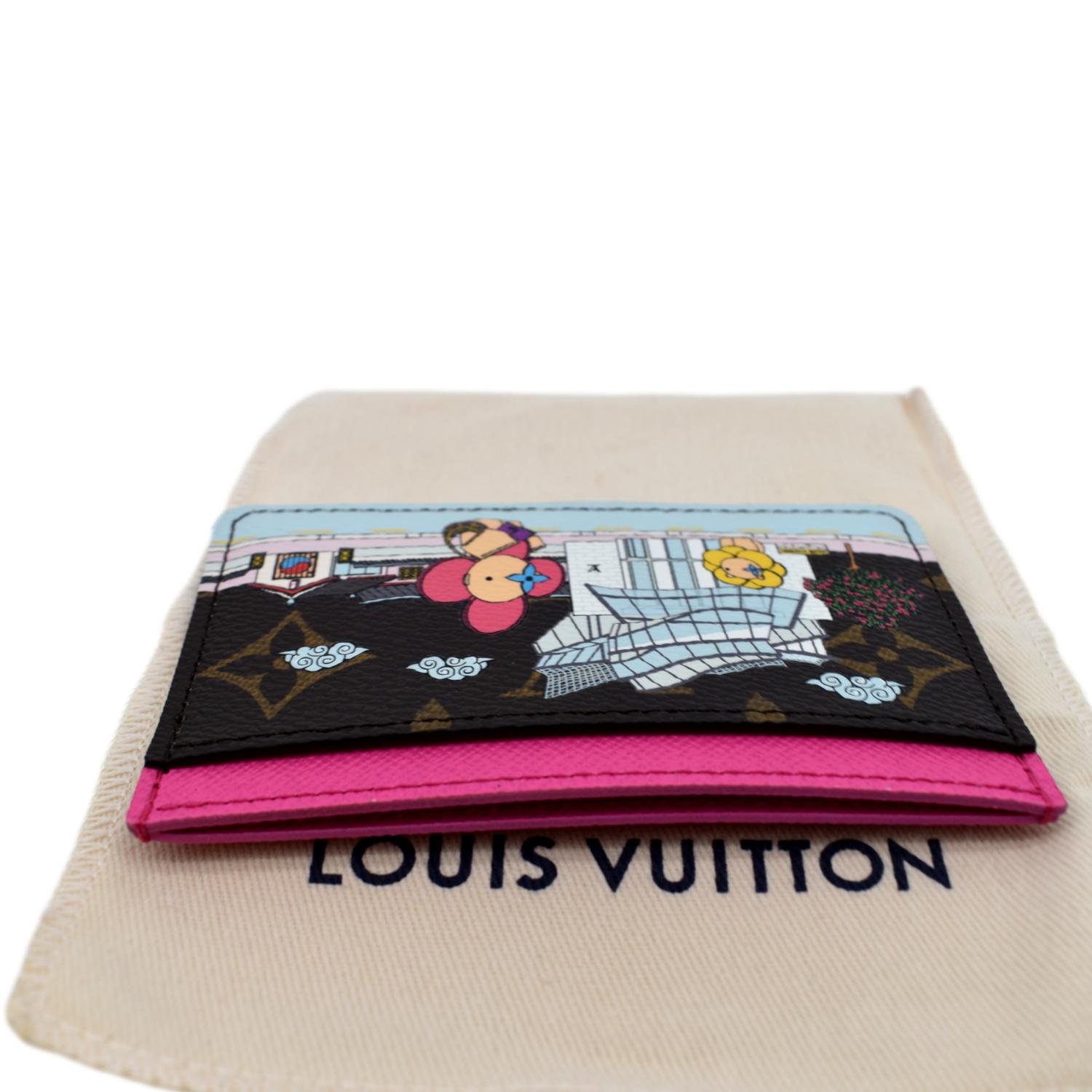 louis vuitton limited edition card holder Louis Vuitton Monogram Canvas Animation Card Holder
