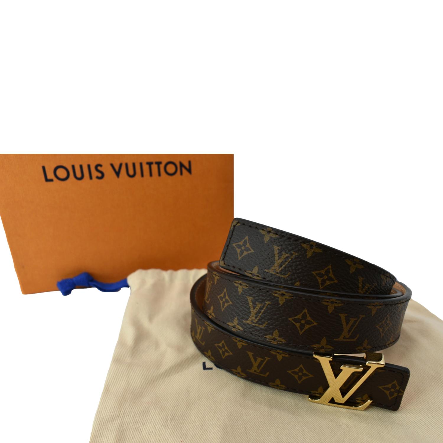 Louis Vuitton, 25 mm monogram mini belt - Unique Designer Pieces