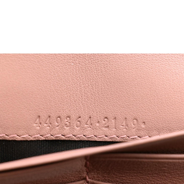 Gucci Leather Wallet Light Pink - Serial Number