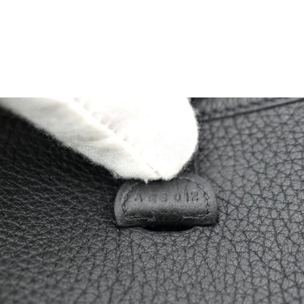 HERMES Evelyne Amazone TPM III Clemence Leather Crossbody Bag Black