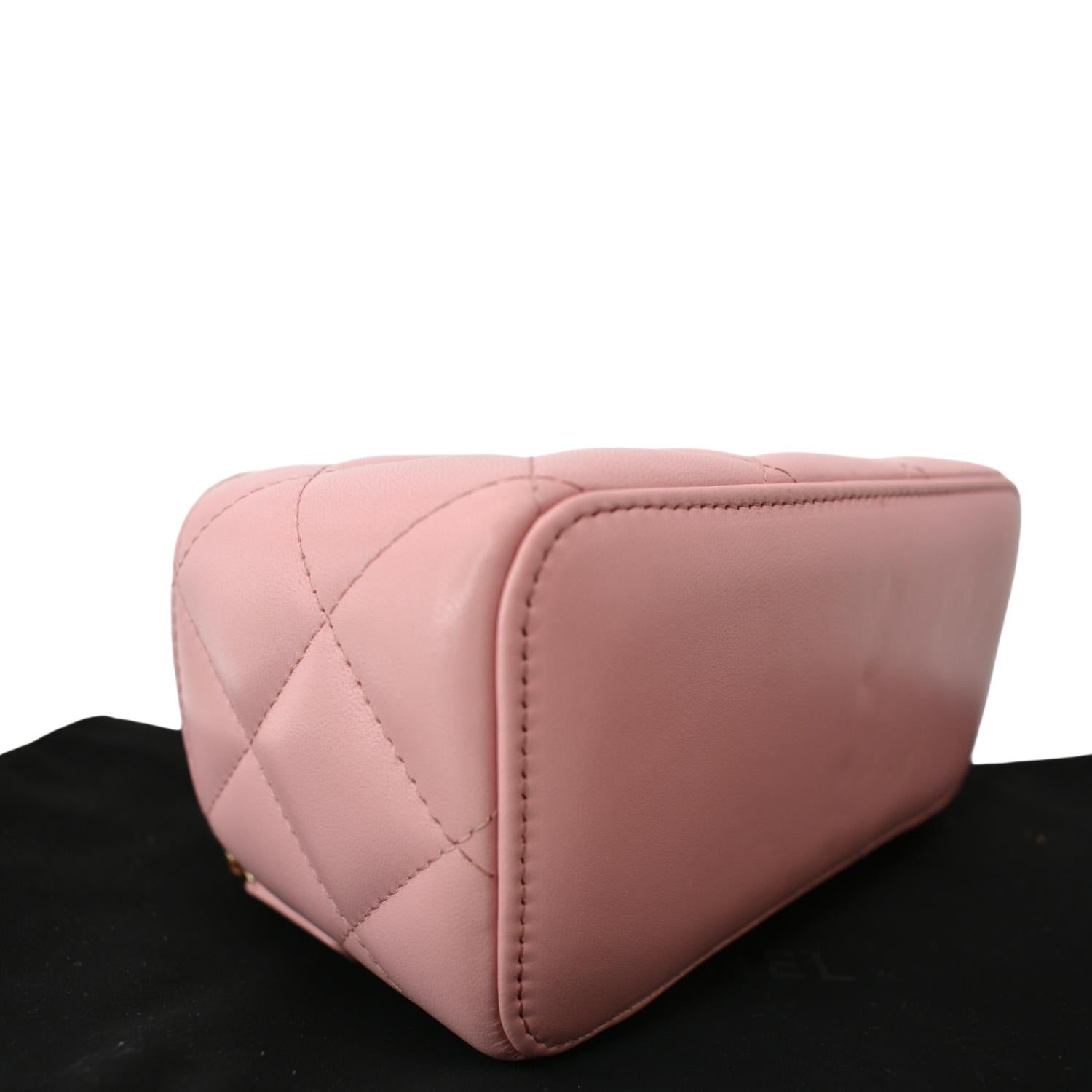 CHANEL Chanel Small Vanity Shoulder Bag AS3318 Leather Pink Series