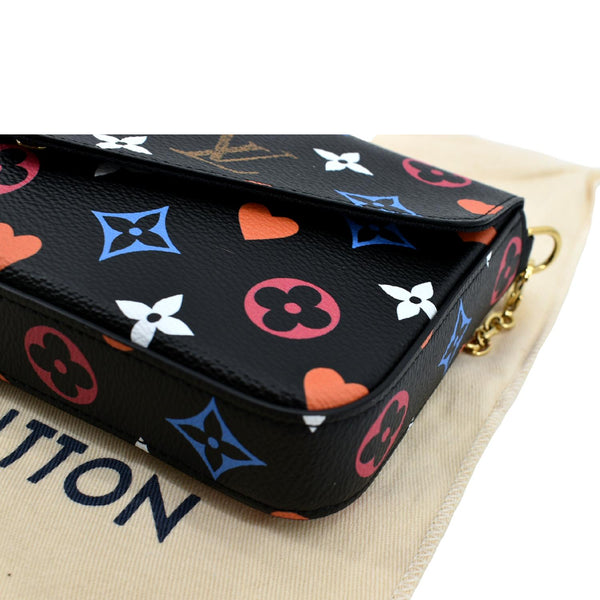 Louis Vuitton Pochette Felicie Game On Canvas Bag - Bottom Right