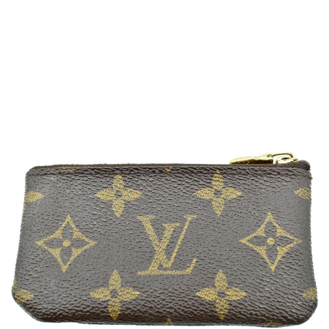 Louis Vuitton Key Coin Pouch Monogram Canvas Brown - Back