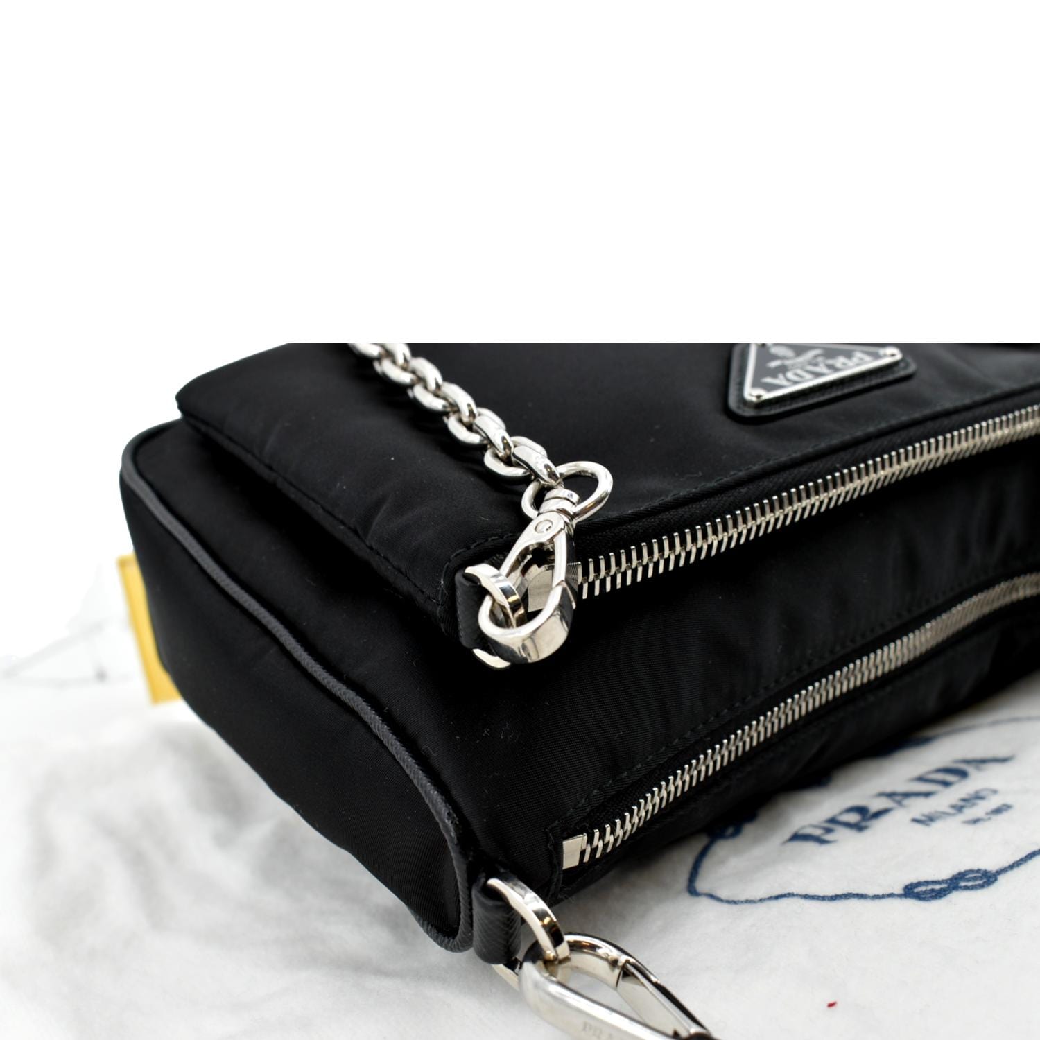 Shop PRADA RE NYLON Unisex Nylon Street Style Leather Crossbody Bag by  AceGlobal