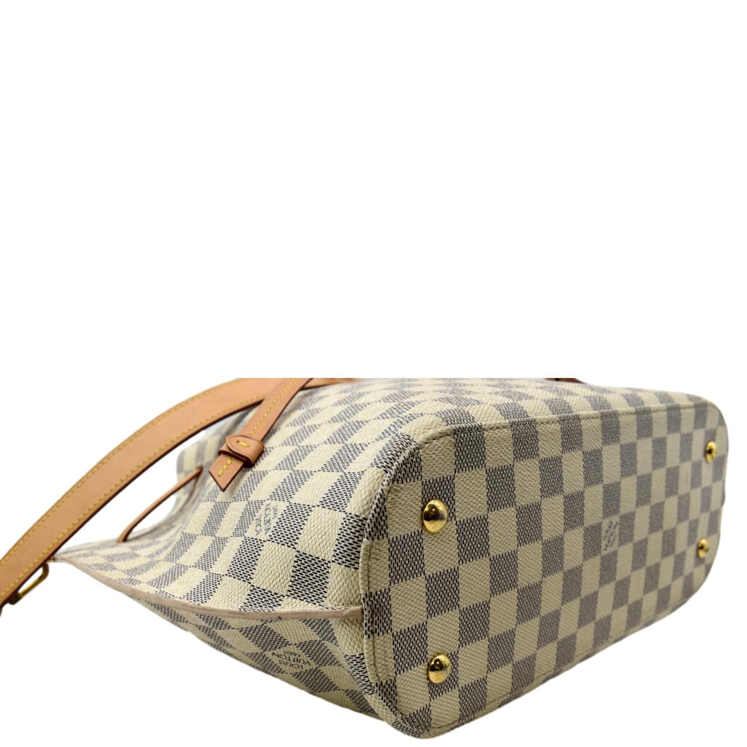 LOUIS VUITTON Girolata Damier Azur Shoulder Bag White - Hot Deals