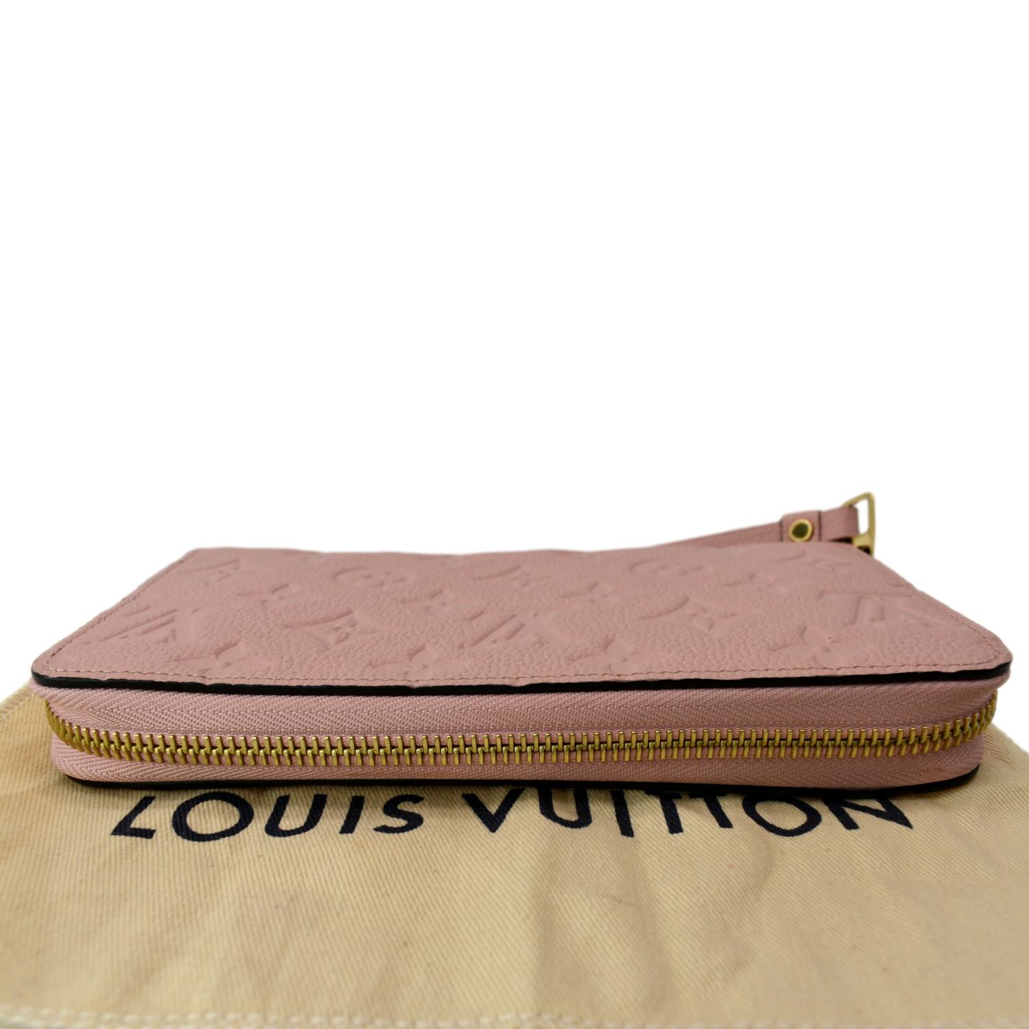 Pre-Owned Louis Vuitton Monogram Implant Zippy Rose Poodle M64090