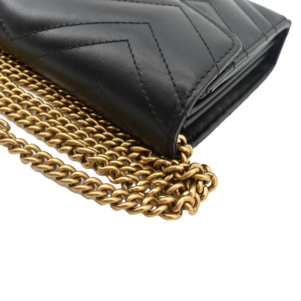 Gucci GG Marmont Mini Matelasse Leather Crossbody Bag - Left Top