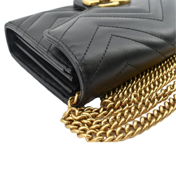 Gucci GG Marmont Mini Matelasse Leather Crossbody Bag - Right Top