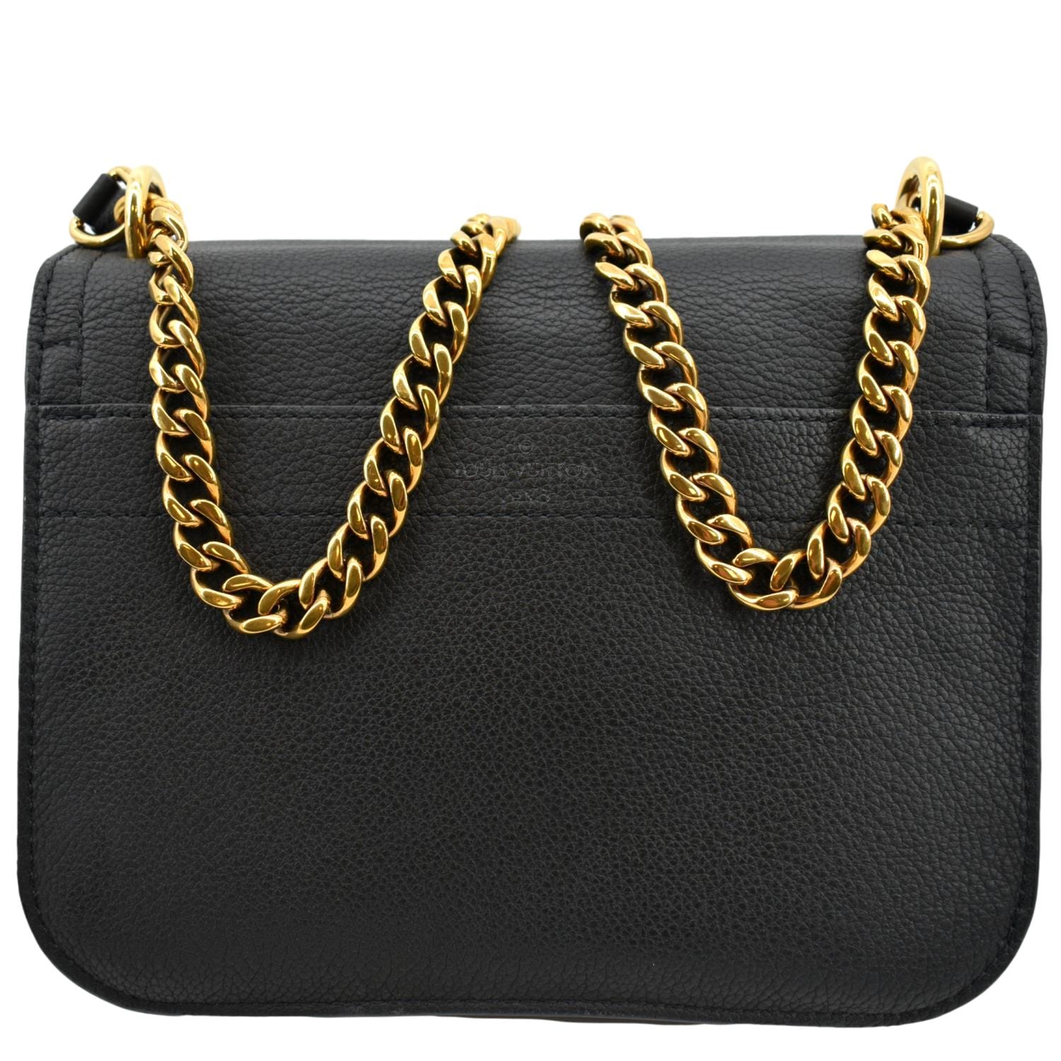 Louis Vuitton Lockme Chain Bag, Black, One Size