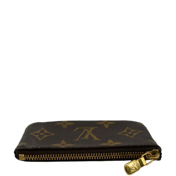 Louis Vuitton Key Coin Pouch Monogram Canvas Brown - Top