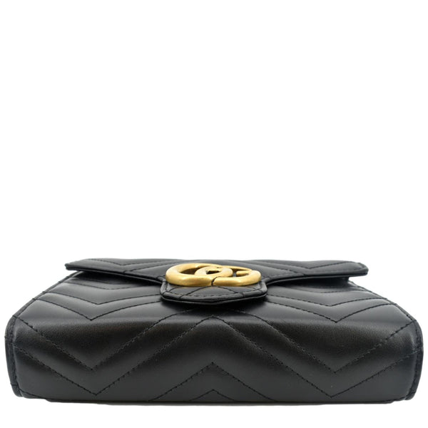 Gucci GG Marmont Mini Matelasse Leather Crossbody Bag - Bottom