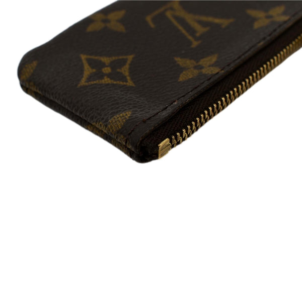 Louis Vuitton Key Coin Pouch Monogram Canvas Brown - Top Right