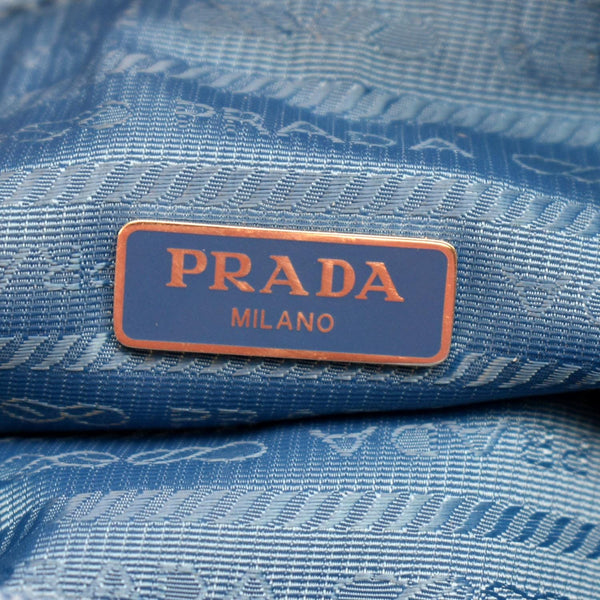 PRADA Re-Edition 2000 Nylon Hobo Bag Blue