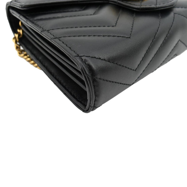 Gucci GG Marmont Mini Matelasse Leather Crossbody Bag - Bottom Left