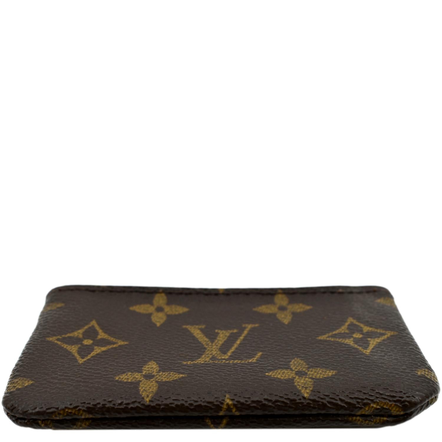Louis Vuitton Monogram Canvas Key Pouch, Key Ring, handbag coin