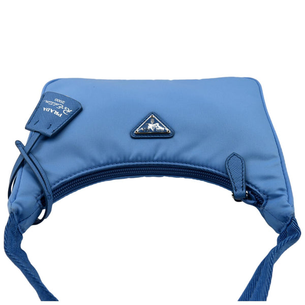 PRADA Re-Edition 2000 Nylon Hobo Bag Blue