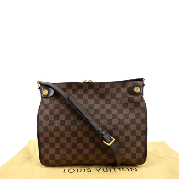 Louis Vuitton Duomo Damier Ebene Crossbody Bag Brown - Back