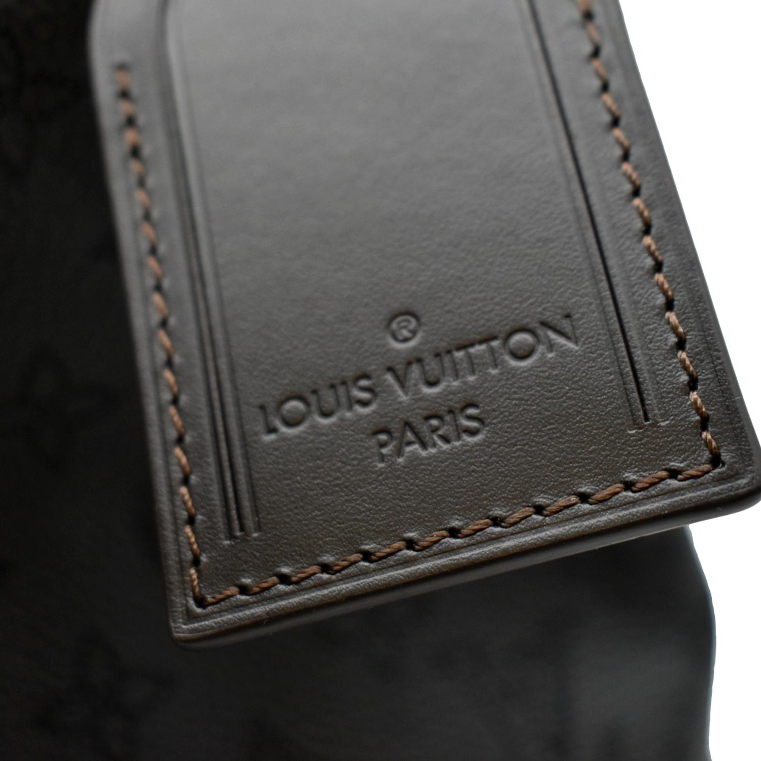 Louis Vuitton Black Mahina Leather Beaubourg Hobo Bag Louis