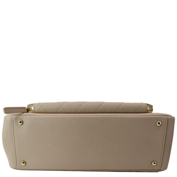 CHANEL Business Affinity Large Leather Shopping Tote Beige  - Hot Deals