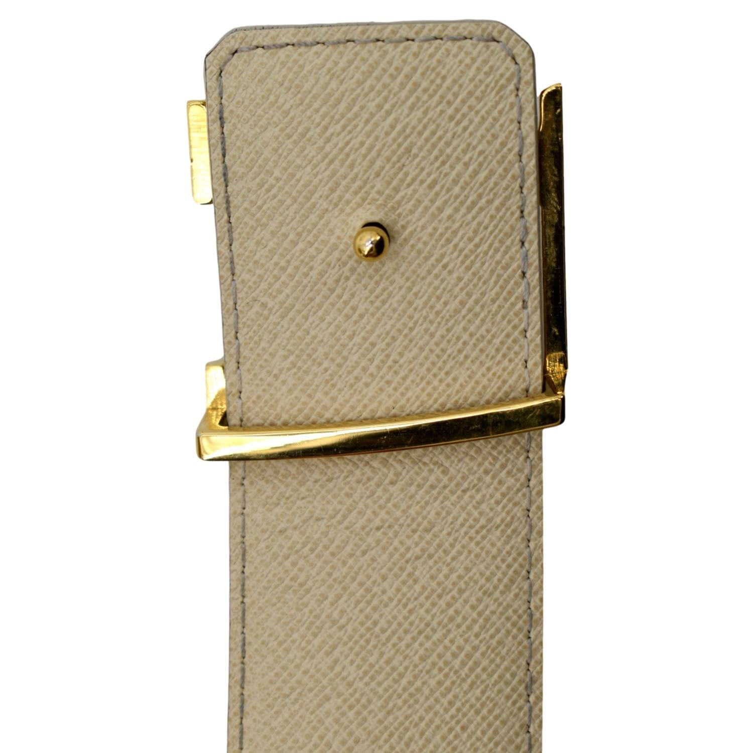 Louis Vuitton LV Initiales 25mm Reversible Damier Azur Belt 80/32 LOUIS VUITTON Damier Azur LV Initiales Men main image 3