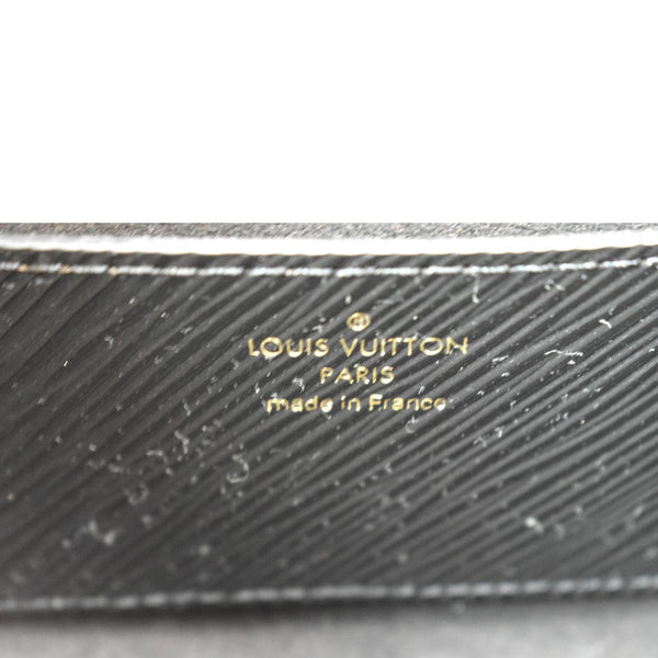LOUIS VUITTON Twist PM Epi Leather Crossbody Bag Black