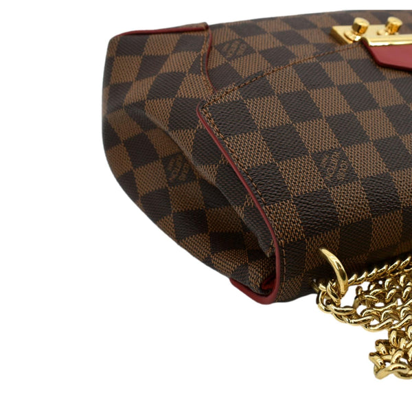Louis Vuitton Caissa Chain Damier Ebene Shoulder Bag - Top Right