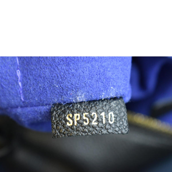 LOUIS VUITTON Maida Monogram Empreinte Leather Hobo Bag Black