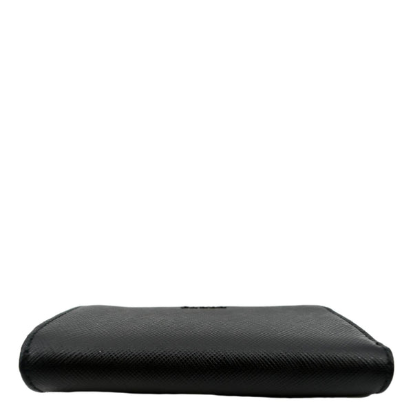 Prada Saffiano Leather Zip Pouch in Black Color - Bottom