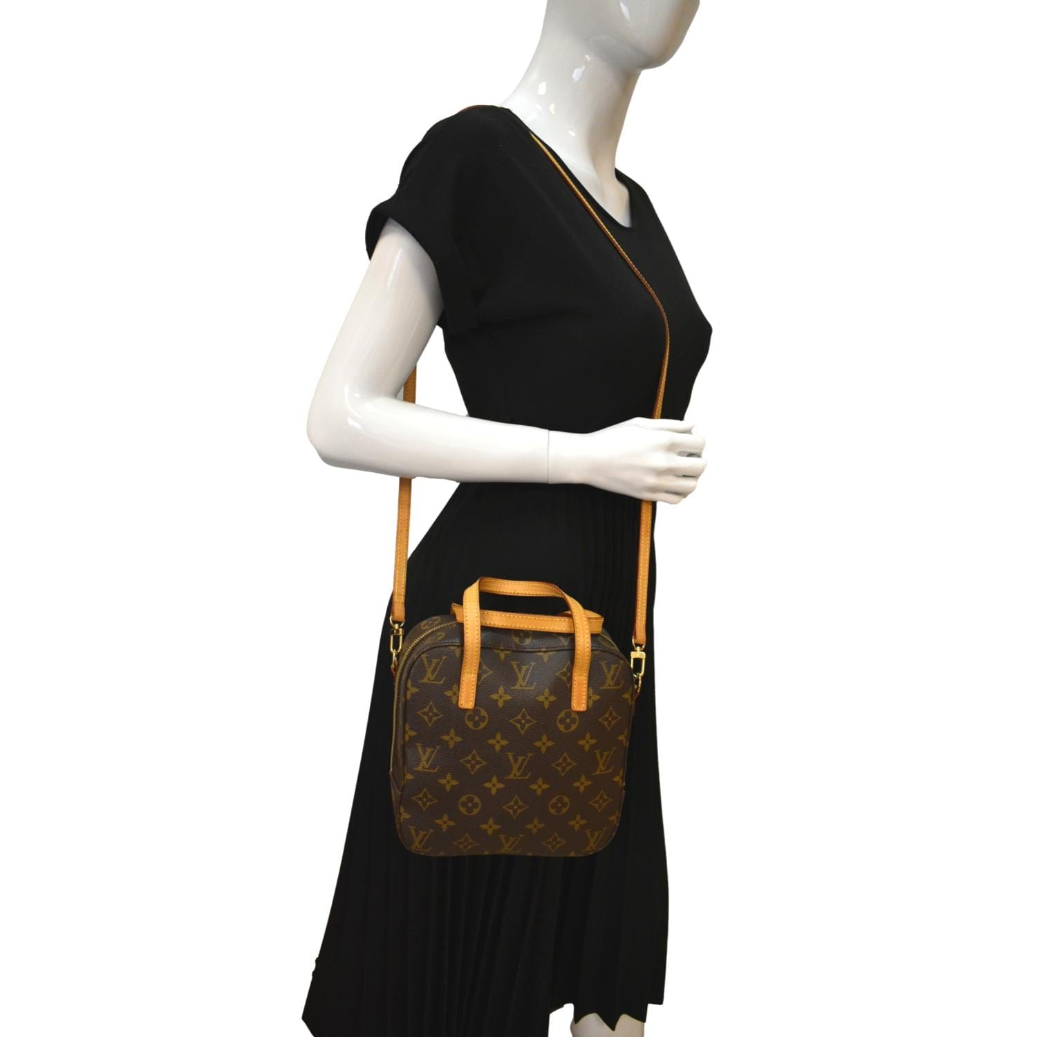 ○Vintage Monogram Spontini Shoulder Bag ○ Condition: Rank AB