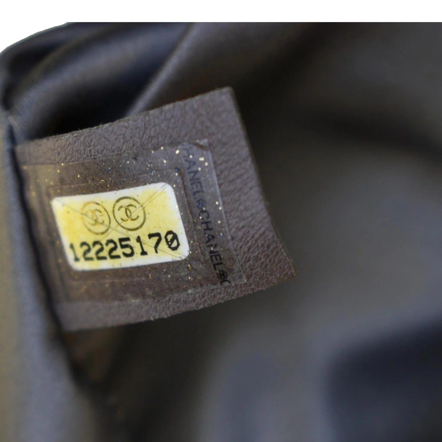 CHANEL Mix Medium Flap CC Crackled Calfskin Shoulder Bag Silver Gold