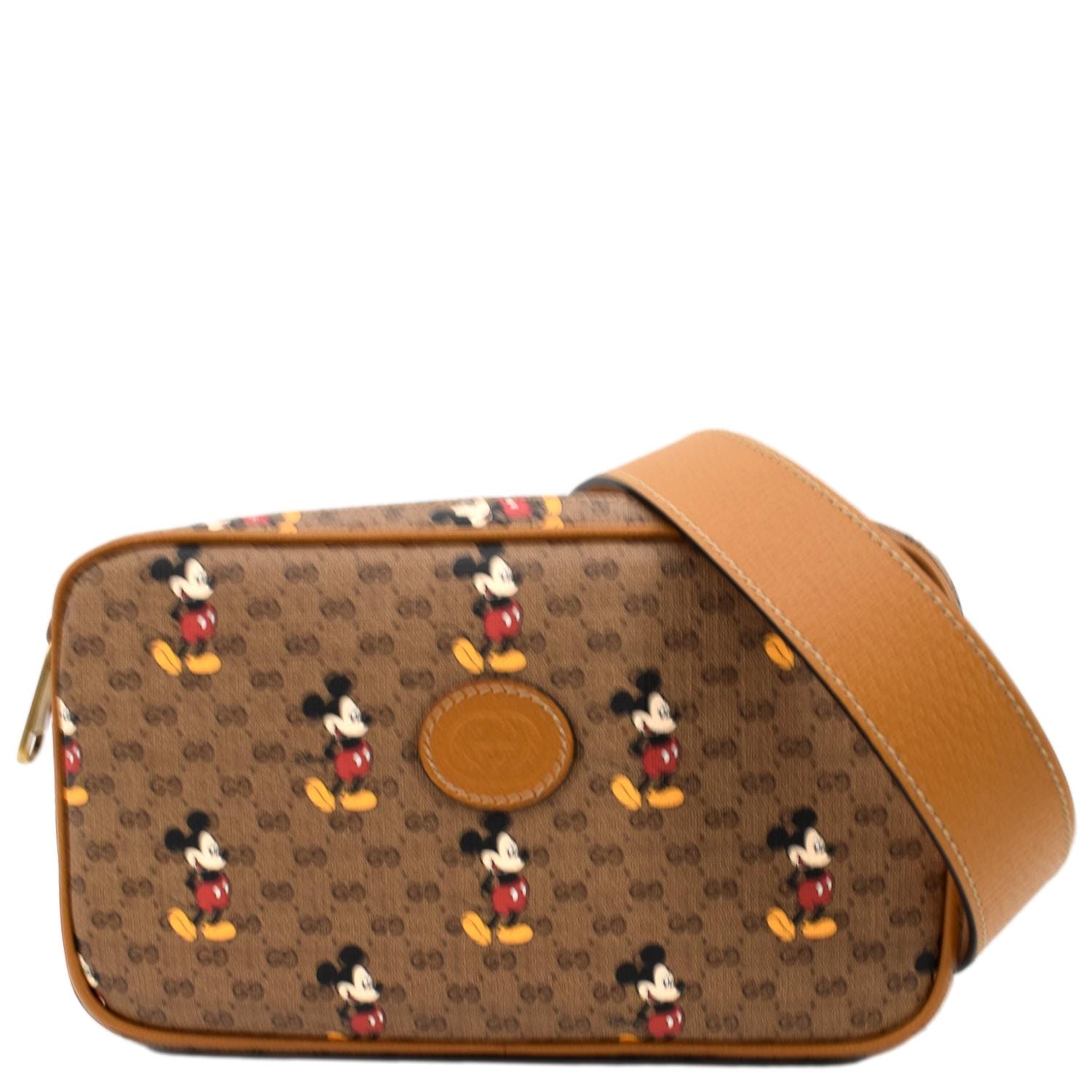 Gucci x Disney Mickey Mouse Wallet Mini GG Supreme Beige