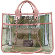 CHANEL Coco Splash Chanel Pre-Owned knitted sleeveless mini-dress Shopping Tote Pink
